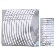 [VF]Reflective Motorcycle Bicycle Wheel Rim Stripe Tape Sticker Red 18 21 Inch Sport