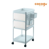 COCOGU ชั้นเก็บของอเนกประสงค์ล้อเลื่อน พร้อมลิ้นชัก รุ่น JY3212