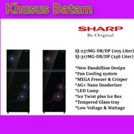 KULKAS 2PINTU SHARP SJ-317MG DB/DP 256L LEMARI ES (KHUSUS BATAM)