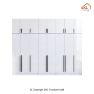 COCI 8X8FT 8 DOOR WITH TOP SHELF / 8 kaki almari baju / almari baju /kabinet baju / almari