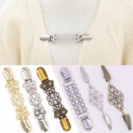 Vintage Cardigan Clip For Women Girls Sweater Blouse Shawl Shirt Collar Retro Duck Clip Crystal Brooch Shawl Brooch Charm Gift