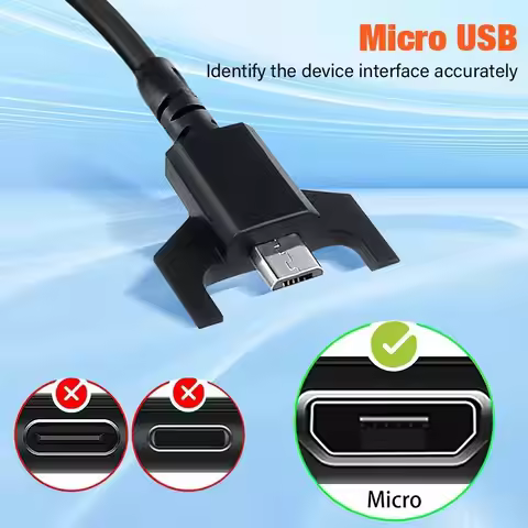 USB A to Micro Mouse Charging Cable 5V 1A Fast Charging Mouse Power Cord for Logitech G PRO/GPWGPX/G
