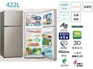 Panasonic 國際 422L 雙門變頻冰箱 NR-B420TV-S1 (來電議價)