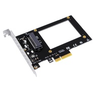U.2 to PCIE X4 Adapter Riser PCI Express Gen3.0 4X 8X 16X Slot Universal Board 4000MB/S PCI-E to U.2