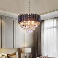 Modern Crystal Chandelier Ceiling Pendant Light Lampu Kristal Chandelier Lampu Gantung Lampu Siling 