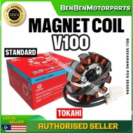 SUZUKI V100 MAGNET COIL KOIL STARTER STATOR COMPLETE COIL ASSY FUEL COIL FIELD COIL TOKAHI HIGH QUAL