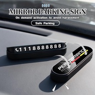 Car Temporary Parking Card Phone Number Car Phone Holder Luminous Telephone Number Plate Car Park Ca