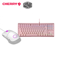 【媽咪節送禮自用都划算】櫻桃Cherry Mx Board 3.0S RGB TKL機械式鍵盤(粉色/茶軸) + Cooler Master MM310 電競滑鼠(白色)