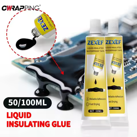 Gaffer Tape Liquid Insulating Repair Rubber Electrical Wire Glue Waterproof Ultra-strong Double Side