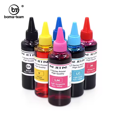 100ml x 6colors Dye Pigment Sublimation Ink For Epson R270 1290 R230 R330 1390 1400 1500w R390 R260 