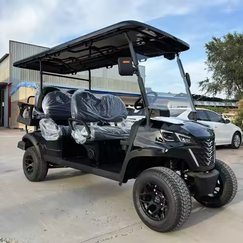 CE ISO Certified Modern Design Off Road Golf Car 4 Seater 4 Wheels Brake Electric Scooter Hunting Go