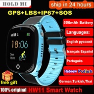 HW11 Smart Watch Kids GPS Bluetooth Pedometer Positioning IP67 Waterproof Watch For Children Safe Sm