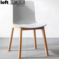 Loft Home Scandinavian Plastic Dining Chair HARBOUR