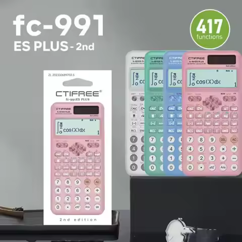 Portable 991ES Plus-2nd Edition Scientific Calculator with Protective Case 417 Functions Calculator 