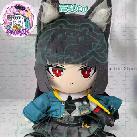 Cute Plushie Game Hoshimi Miyabi Zenless Zone Zero ZZZ Soft Sitting Posture Model Maumet Body Change