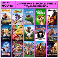 Usb With Movies Animation Includes Subtitle MOV-13