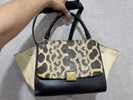 Celine 拼蛇皮 經典款 手袋