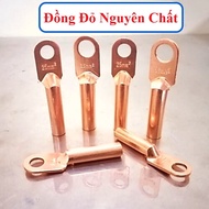 Red copper connector [1 piece] wire connector for welding machines, electrical cabinets, DT groundin
