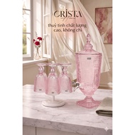 Crista Home 3.3L Mesh Glass Water Bottle | Detox Bottle, Party Water Bottle