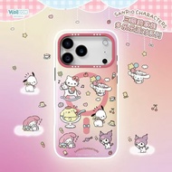 (เคส MagSafe) เคส iPhone ลาย Hello Kitty จาก Sanrio ของแท้ 100% สำหรับ iPhone17 17Pro และ 17ProMax เ