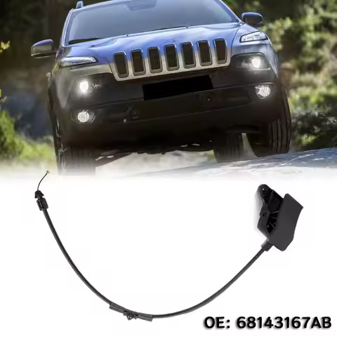 Auto Hood Mounted Release Handle Cable For Jeep Cherokee 2014 2015 2016 2017 2018 68143167AB/5319407