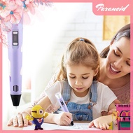 [paranoid.sg] 3D Drawing Pen Creative 3D Doodle Pen Adjustable Temperature LCD Display for DIY