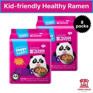 [FOODYBUDDY] Red Ramen /84 g × 8/84g × 4/ Kid-Friendly/low sodium/children’s instant noodle/kid-safe