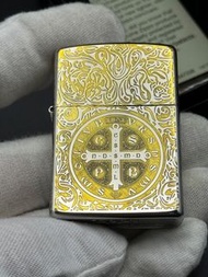 zippo 雙色「康斯坦丁」防火煤油鍍鉻黃銅打火機