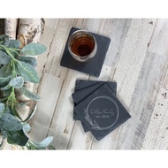 Custom stone coaster - slate coaster - natural stone coaster