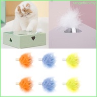 6Pcs Teaser Cats Toy Funny Feathered Replacements Automatic Funny Cats