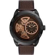 [Powermatic] Fossil ME1172 Bronson Twist Automatic Brown Dial Brown Leather Men'S Watch
