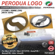 Original Perodua Myvi Lagi Best Axia Bezza Myvi 2017 Alza Aruz Logo Emblem With Tape 75311-BZ220 Bad