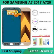 5.7 Inch For Samsung A7 2017 Display A720 A720f A720f/ds Lcd Display Touch Screen Digitizer A720f Lc