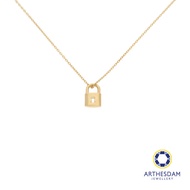 Arthesdam Jewellery 14K Gold Classic Lock Necklace