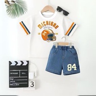 MICHIGAN84 BOYS' SET, LATEST MOTIF JEANS, AGES 1-6 YEARS