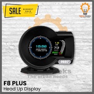 Head Up Display F8 Plus HUD OBD2 SPEEDOMETER DIGITAL OBD