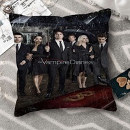 The Vampire Diaries·Dark Suspense Vibe Square Double-Sided Digital Print Pillowcase｜Skin-Friendly Te