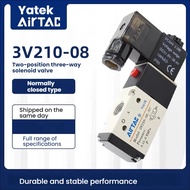 Yadeke Solenoid Valve 3v210-08/3v110-06/3v310-10/Two-Bit Three-Pass