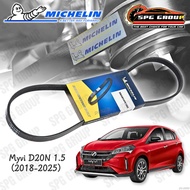 MICHELIN PERODUA MYVI GEN3 D20N 1.5 FAN BELT AIRCOND ALTERNATOR POWER STEERING BELT 4PK1180