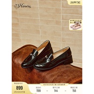 73hours Women's Shoes Wood Gallery Spring New Style British Style Commuter Daughter Loafers