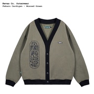 Kevas Facade Cardigan - Mossed Green