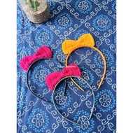 kids bow headband crochet