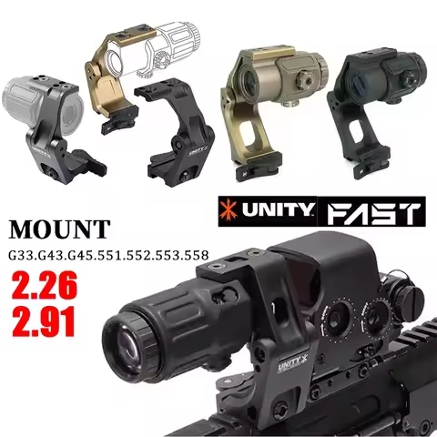 2.26" 2.91" Unity Mount 558 G33 G43 G45 Scope Tactical UNITY Mounts Optical Height FTC 3X 5X Magnifi