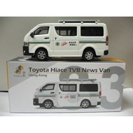 TOYEAST TINY CITY 83 DIE-CAST MODEL CAR TOYOTA HIACE TVB NEWS VAN 城市83 合金車仔 豐田海獅 ATC64476 (C920-118)