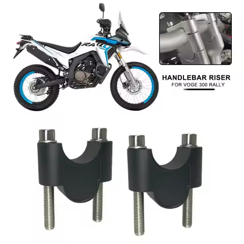 28mm Motorcycle Handlebar Riser Mount Handle Bar Clamp Rise Extend Adapter Fit For VOGE 300 RALLY 30
