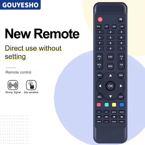 New Remote Control for Apebox DVB-S2 DVB-T2C H.265 IPTV