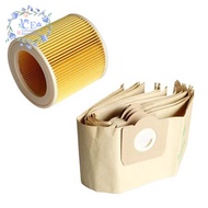 5X Dust Bag 1X Filter for KARCHER WD3 Premium WD 3,300 M WD 3,200 WD3.500 P 6,959-130 Vacuum Cleaner