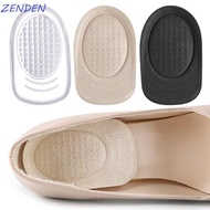 ZENDEN​ Heel Pads, Invisible Half Cushion Shockproof Heel Insoles, Soft High Heel Insert Transparent