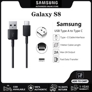 สายชาร์จ Samsung สายชาร์จเร็ว Cable ของแท้ S8 EP-DG950 2.0A Fast Charging 1M Type C Data Line For S10 S9 Plus Note 9 8 Plus【รับประกัน1ปี】