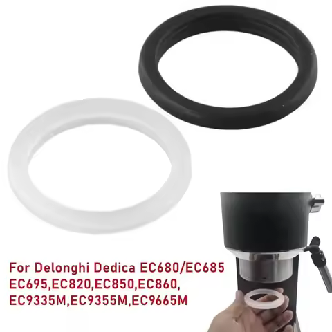 2pcs Silicone Seal Ring Gaskets For Delonghi EC680 EC685 EC695 EC820 EC850 EC860 EC9335M EC9355M EC9